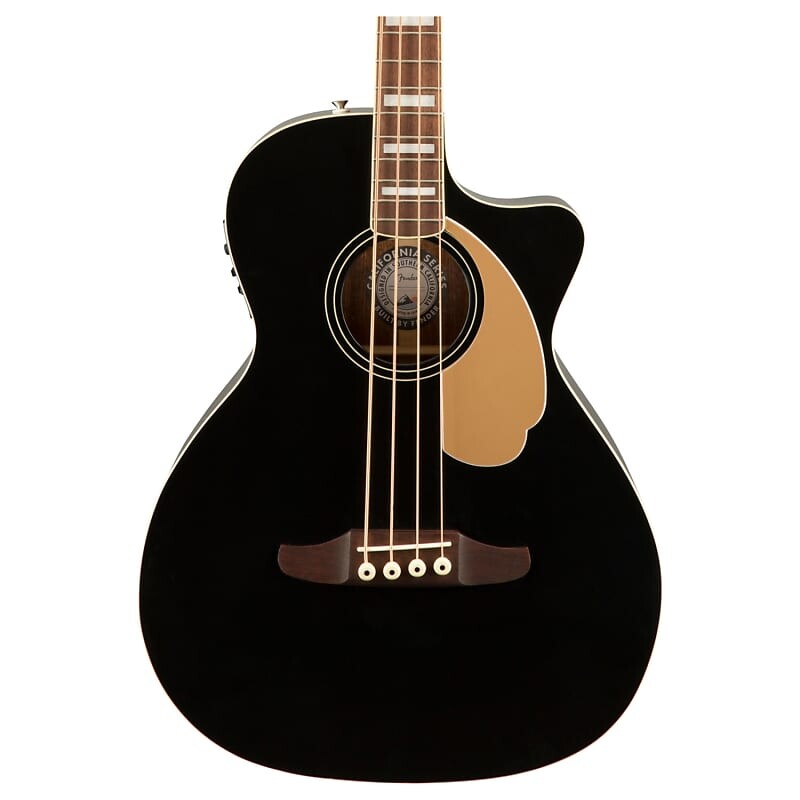 

Акустическая электрическая бас-гитара Fender Kingman Bass, черная 970743106