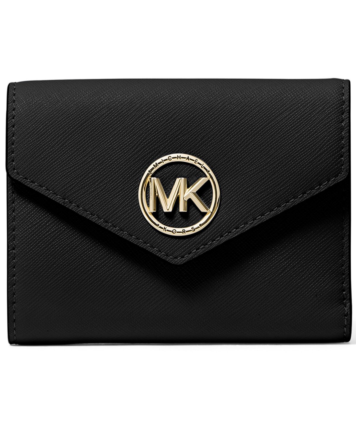 Кожаный кошелек greenwich с конвертом trifold Michael Kors, мульти - фото