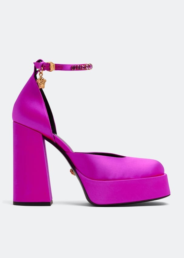 

Туфли VERSACE Medusa Aevitas single-platform pumps, розовый