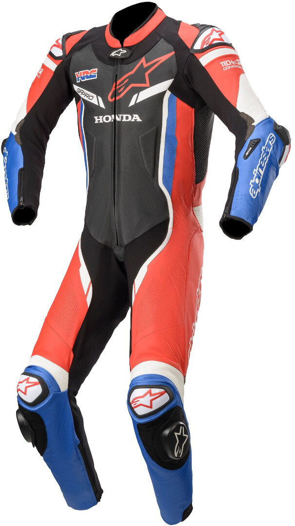 

Alpinestars Honda GP Pro V2 Один кусок мотоцикл кожаный костюм,