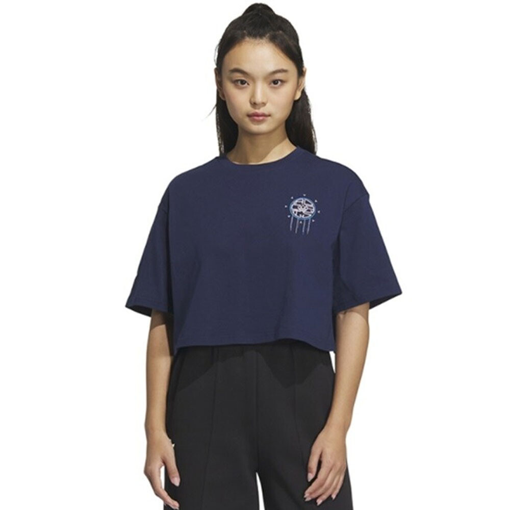 

Футболка Adidas Crop, синий