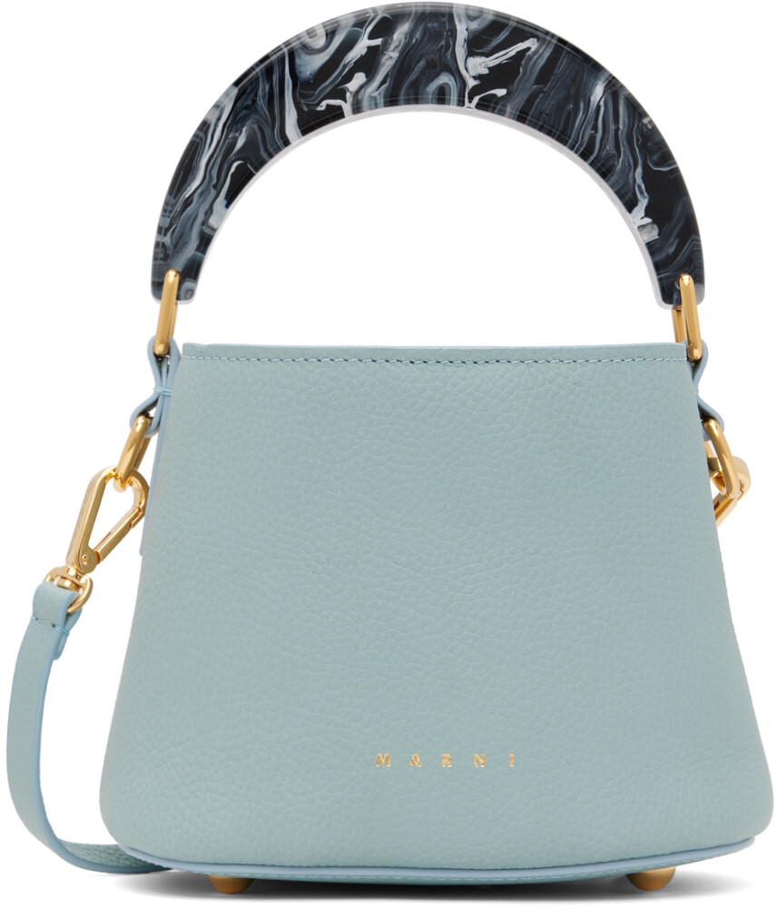 

Синяя мини-сумка-мешок Venice Marni