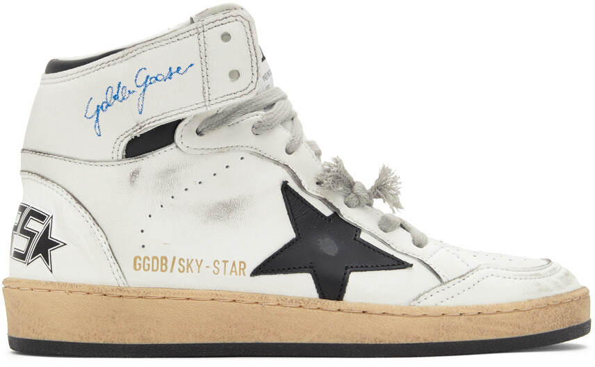 

Белые кроссовки Sky Star Golden Goose