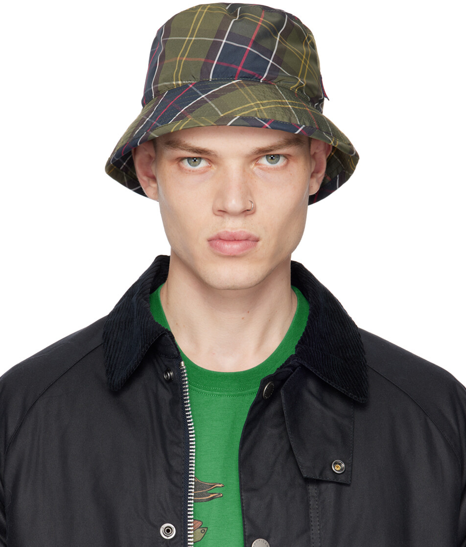 

Складная панама цвета хаки Barbour