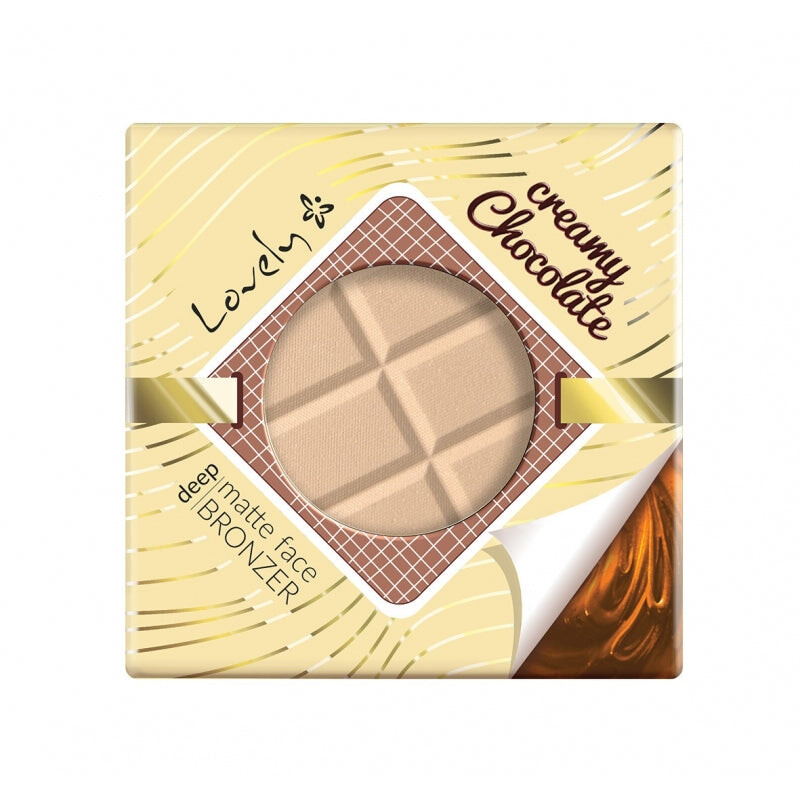 

Lovely Creamy Chocolate Deep Matte Face Bronzer шоколадная матовая бронзирующая пудра для лица и тела 9г