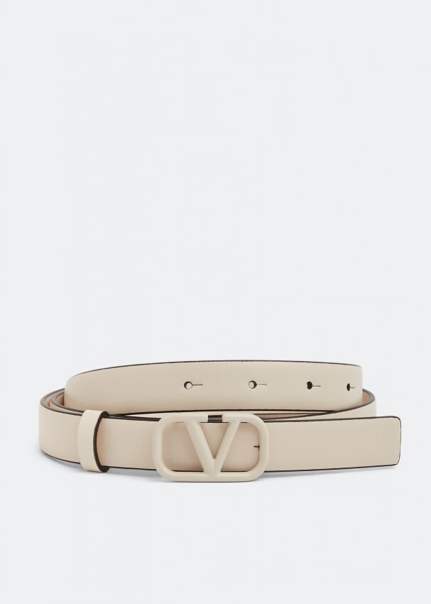 

Ремень VALENTINO GARAVANI VLogo Signature belt, белый