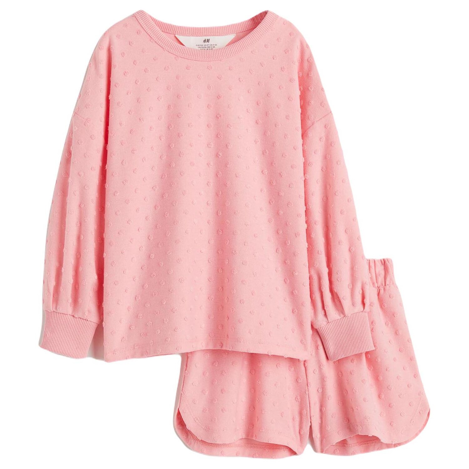 

Комплект одежды H&M Sweatshirt, 2 предмета, светло-розовый