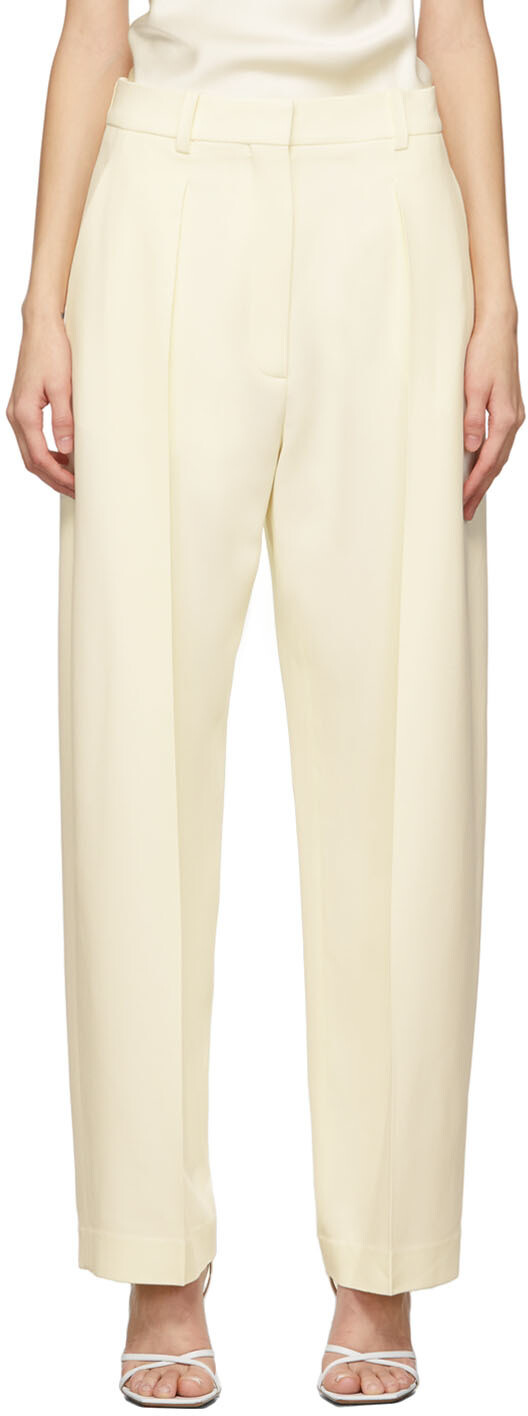 

Широкие плиссированные брюки Off-White Victoria Beckham