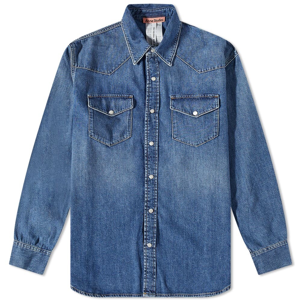 

Рубашка Acne Studios Karty Denim Overshirt