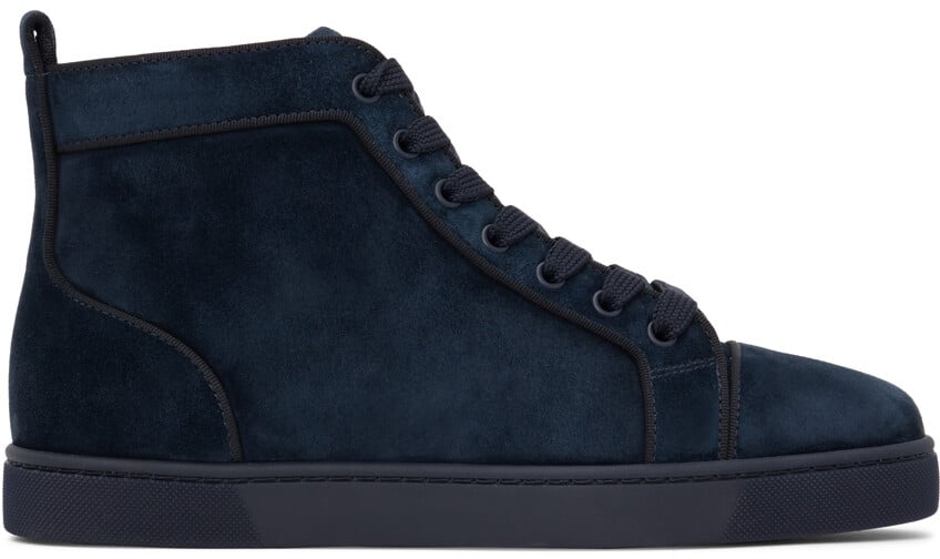 

Темно-синие кроссовки Louis Orlato Christian Louboutin