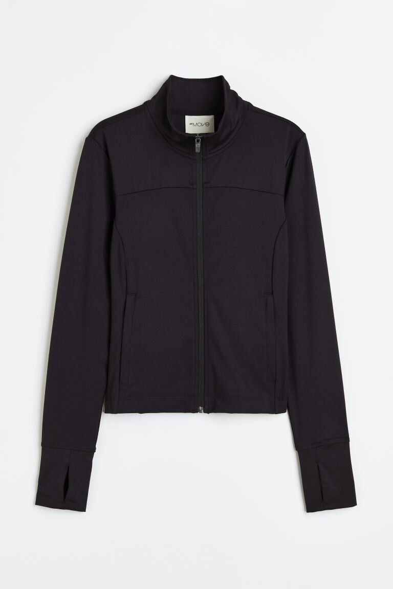 

Спортивная толстовка SoftMove H&M, черный