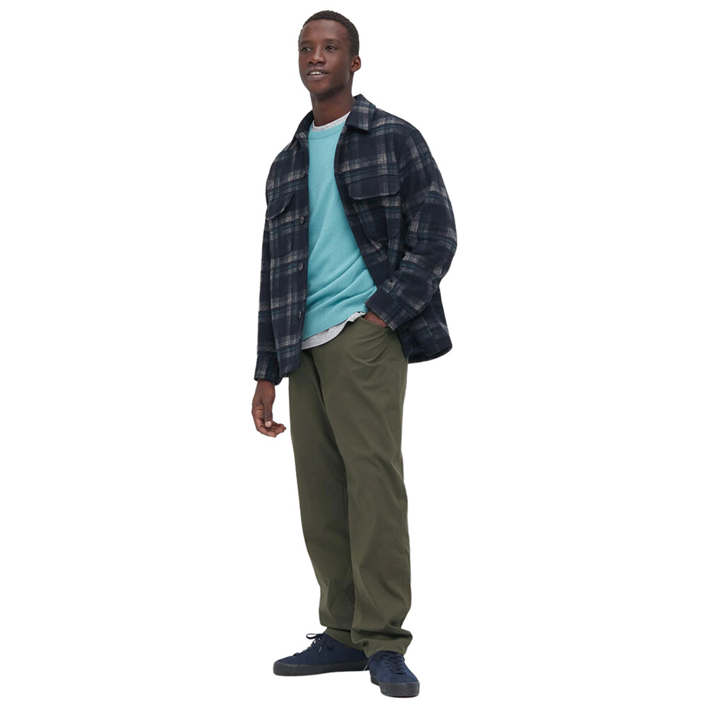 

Брюки Uniqlo Heattech Warm Lined, зеленый