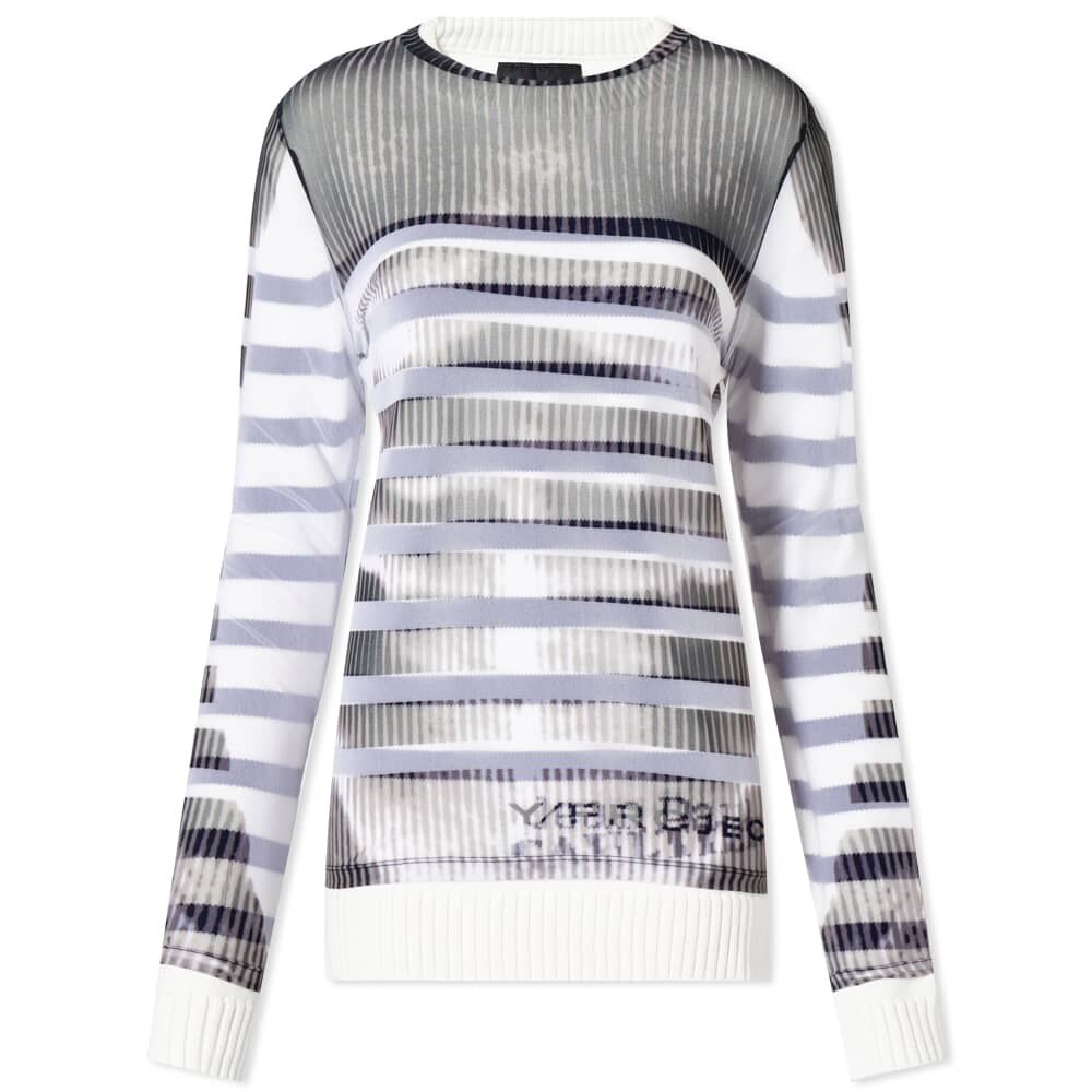 

Джемпер Y-Project x Jean Paul Gaultier Mesh Cover Sweater, Серый