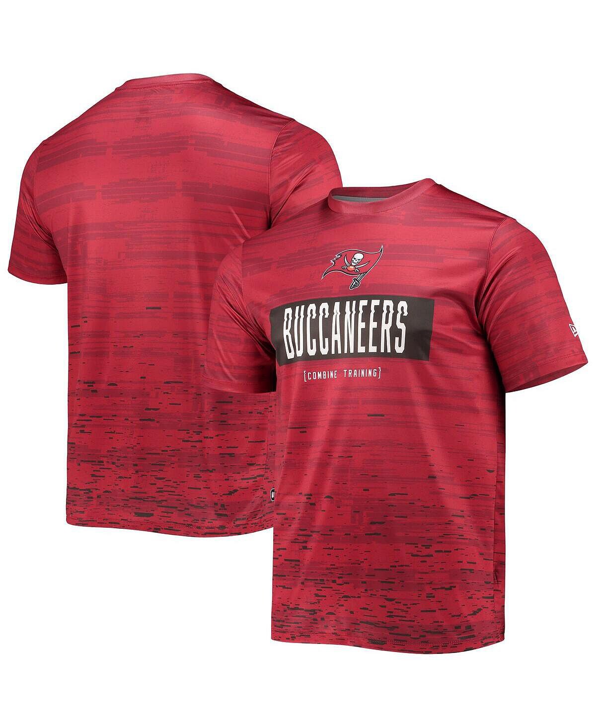 

Мужская красная футболка tampa bay buccaneers combine authentic sweep New Era, красный