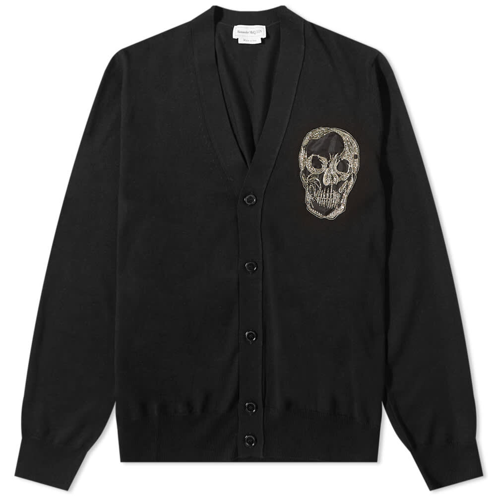 

Джемпер Alexander McQueen Skull Cardigan, Черный