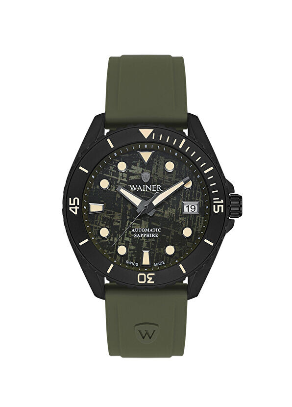 

Стальные наручные часы Wa.25110-C Wainer, зеленый