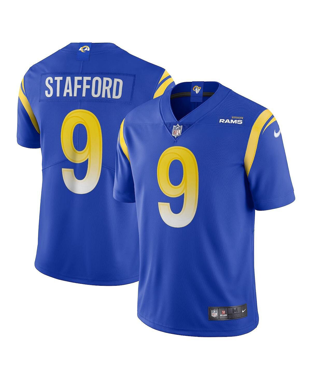 Мужская футболка matthew stafford royal los angeles rams vapor limited Nike essentials loose design hoodies sweatshirt terry original bag spot california los angeles limited hoody