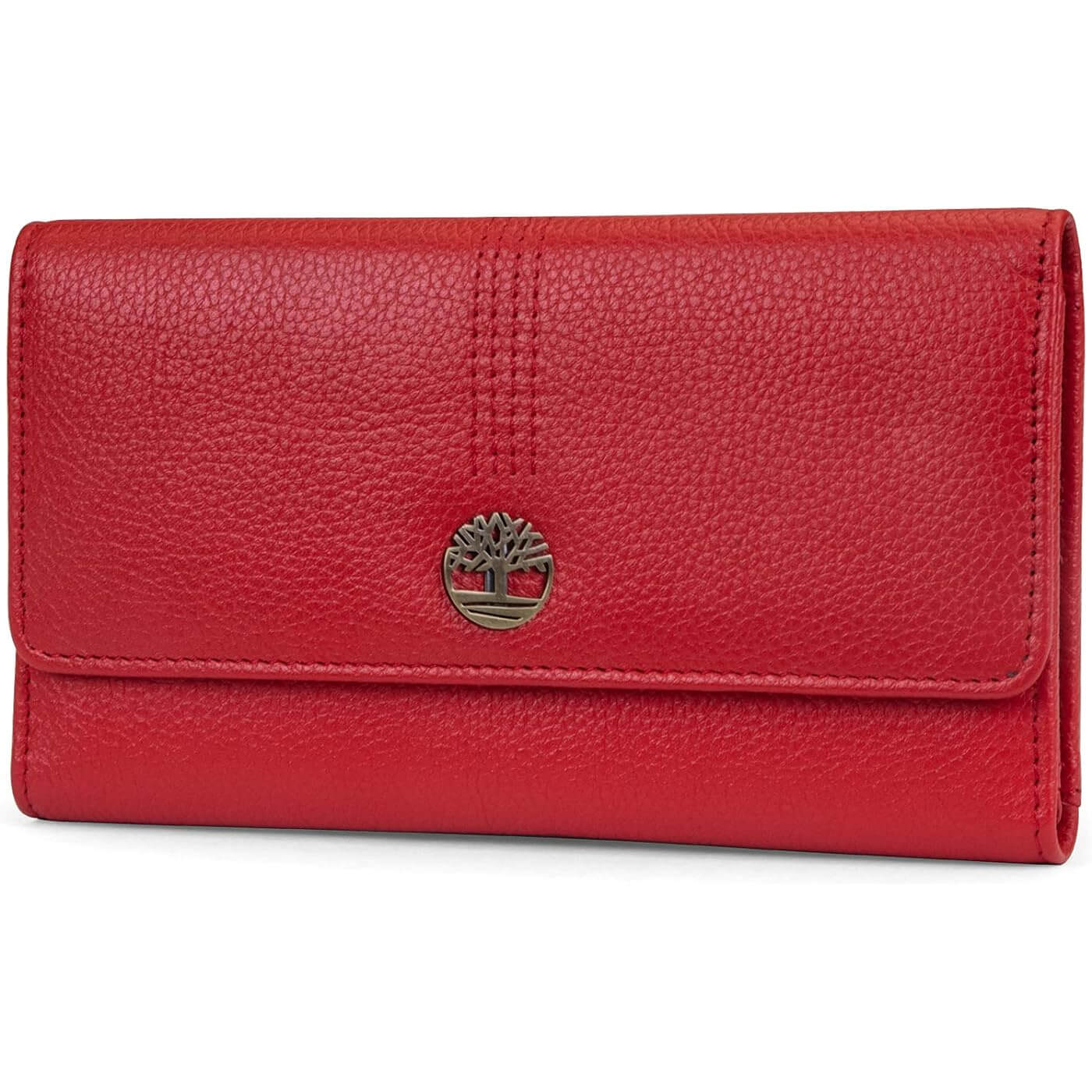 Кошелек-клатч из зернистой кожи Timberland RFID Flap Organizer, красный кошелек кожаный женский lison kaoberg k 9102