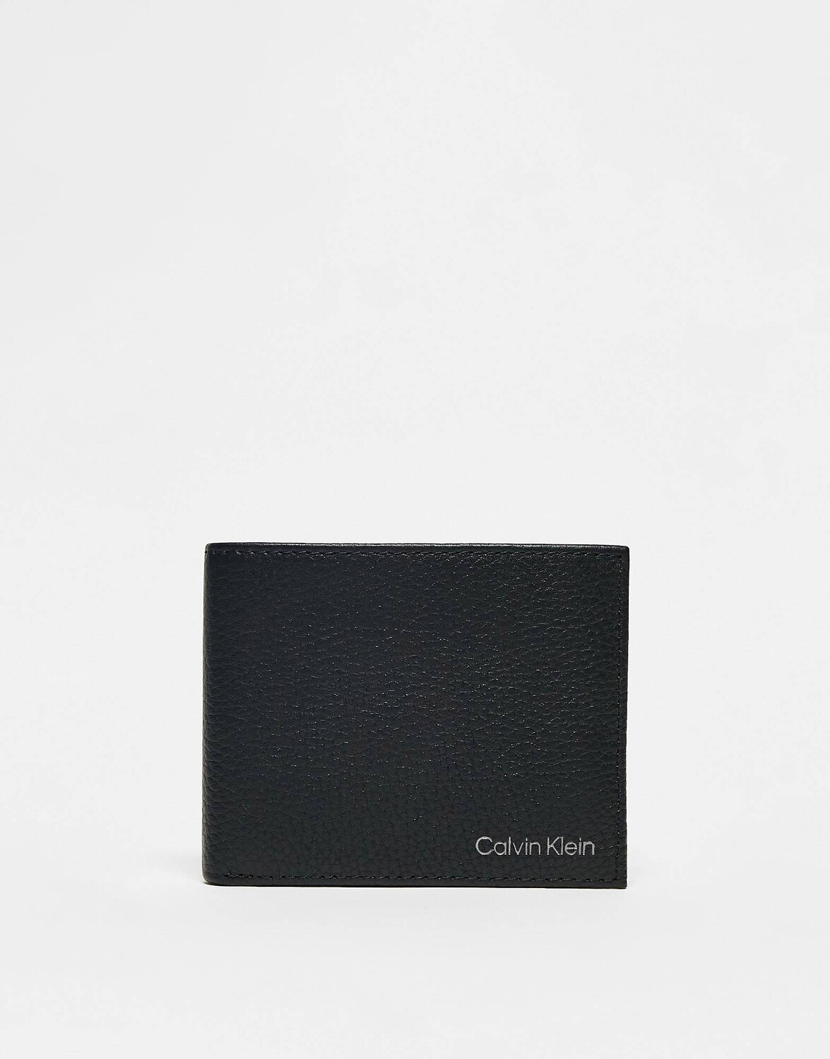 

Черный кошелек двойного сложения Calvin Klein