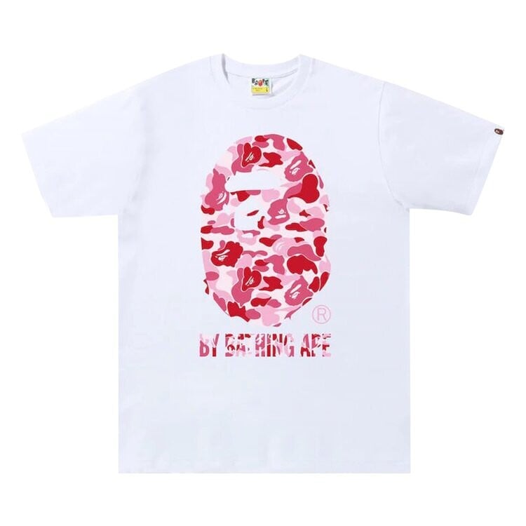 

Футболка BAPE ABC Camo By Bathing Ape Tee 'White/Pink', белый