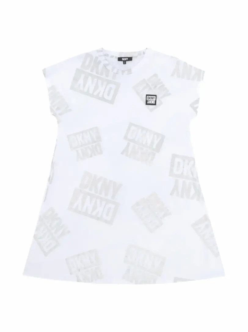 

Платье-футболка с логотипом DKNY
