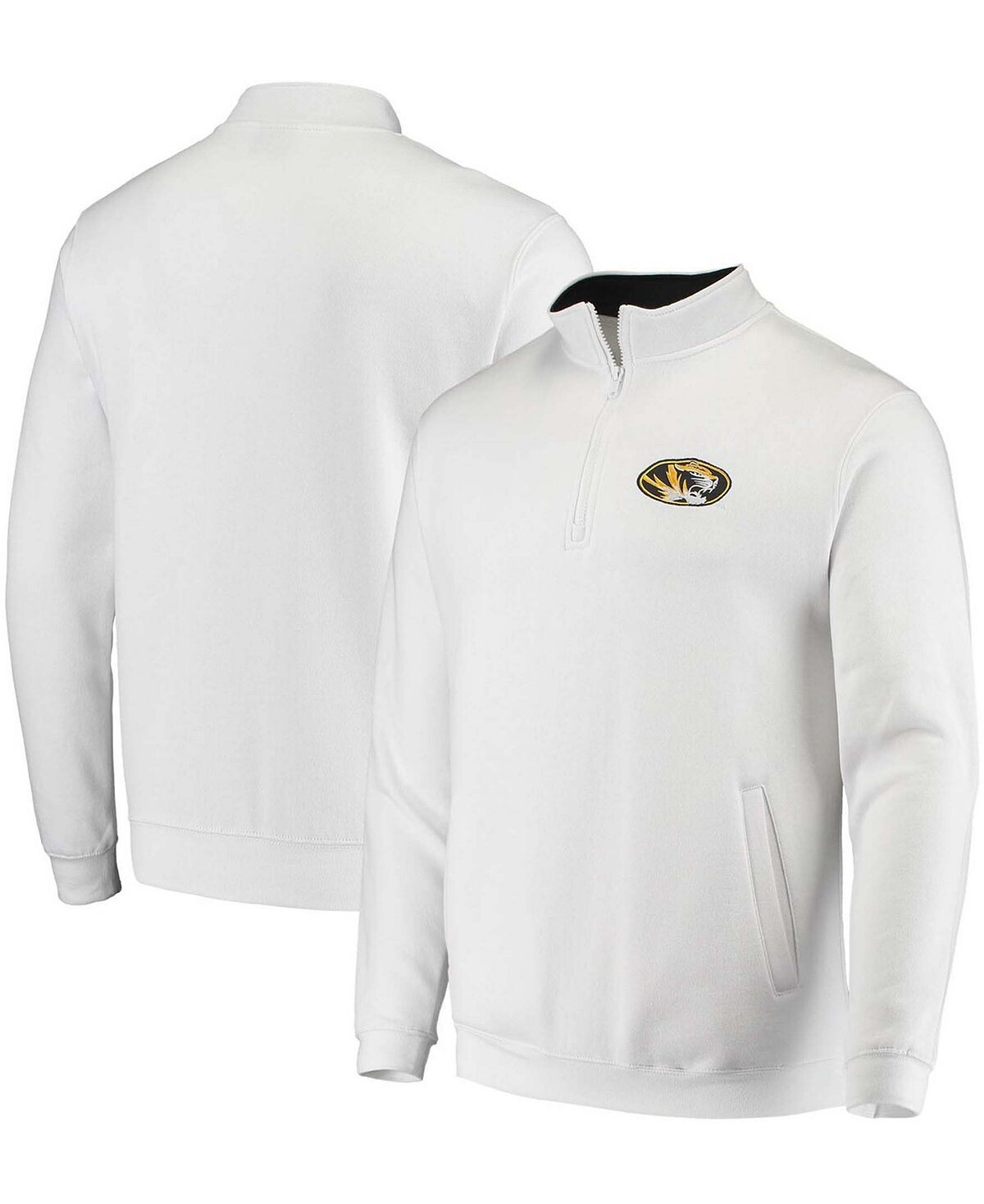 

Мужская белая куртка missouri tigers tortugas logo с молнией на четверть Colosseum, белый