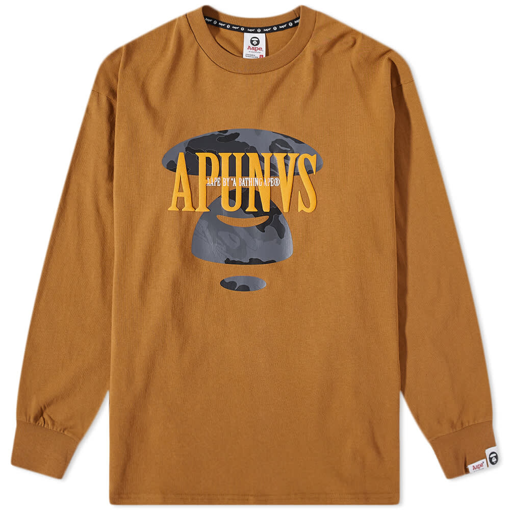 

Футболка AAPE Long Sleeve UNVS Tee