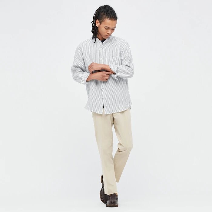 

Мужские брюки Uniqlo Airsense Ultra Light Cotton-like, светло-бежевый
