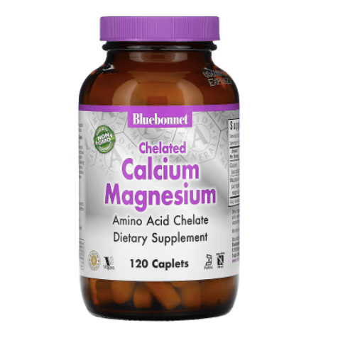 Хелат магния и кальция 120 таблеток Bluebonnet Nutrition nu u nutrition комплекс из кальция магния цинка и витамина d 365 вегетарианских таблеток