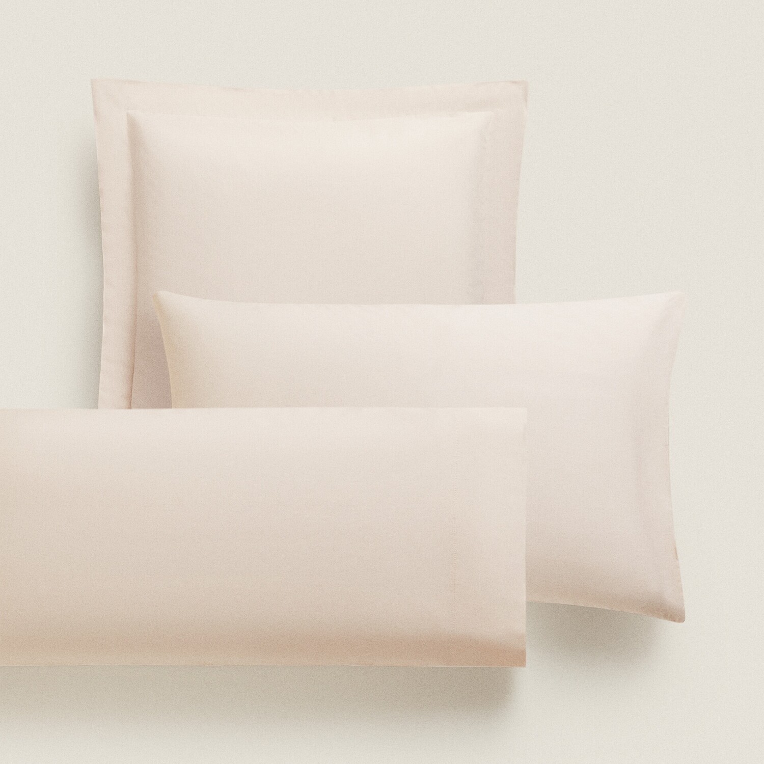 

Наволочка Zara Home Cotton Percale, 180 нитей, персиковый