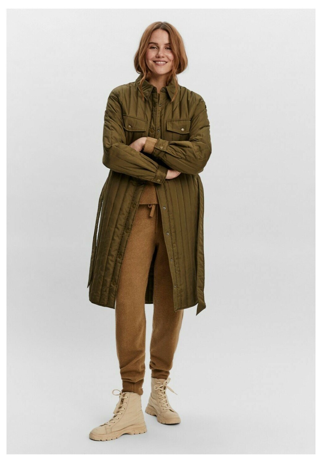 

Тренч Vero Moda, хаки