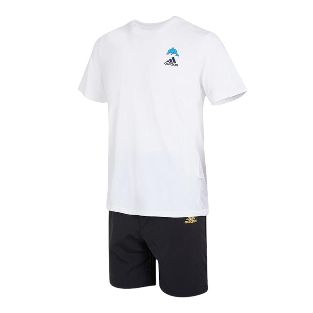 

Спортивный костюм Adidas Kids Jb Ss, белый/черный