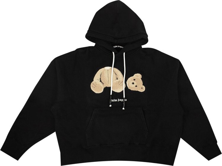 

Худи Palm Angels Bear Hoodie 'Black/Brown', черный