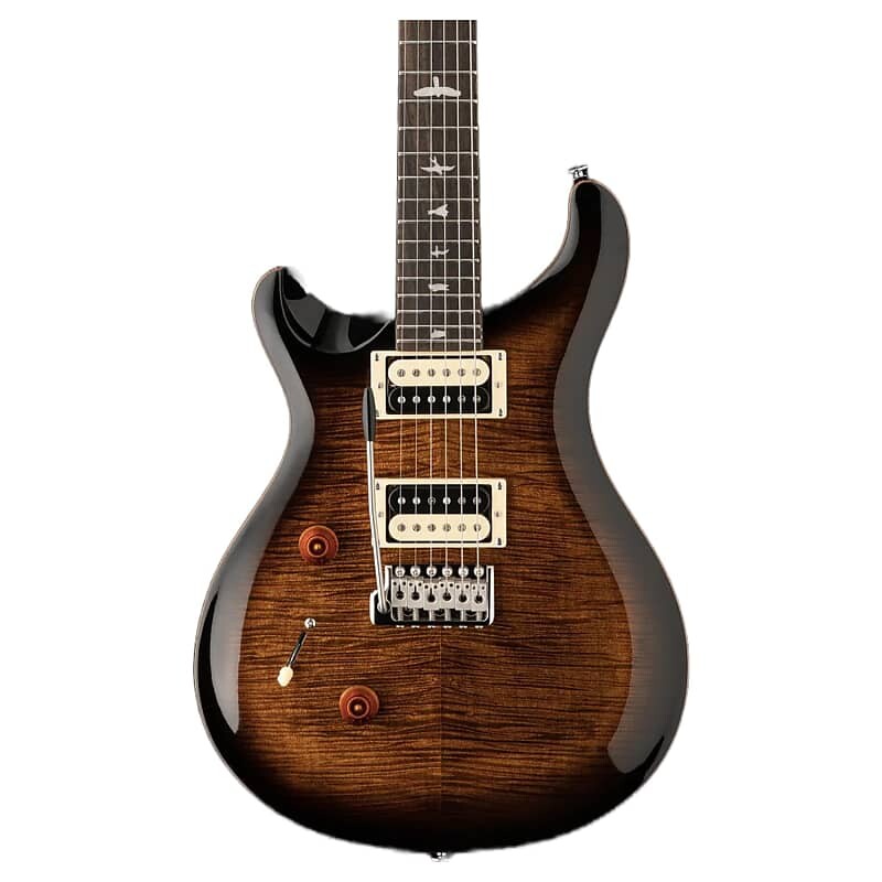 

PRS 2023 SE Custom 24 Lefty Electric Guitar, Black Gold Sunburst с сумкой для переноски