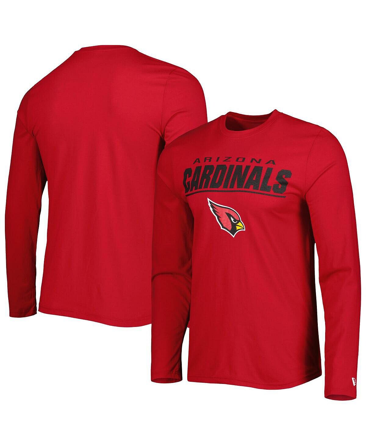 

Мужская футболка с длинным рукавом cardinal arizona cardinals combine authentic stated New Era