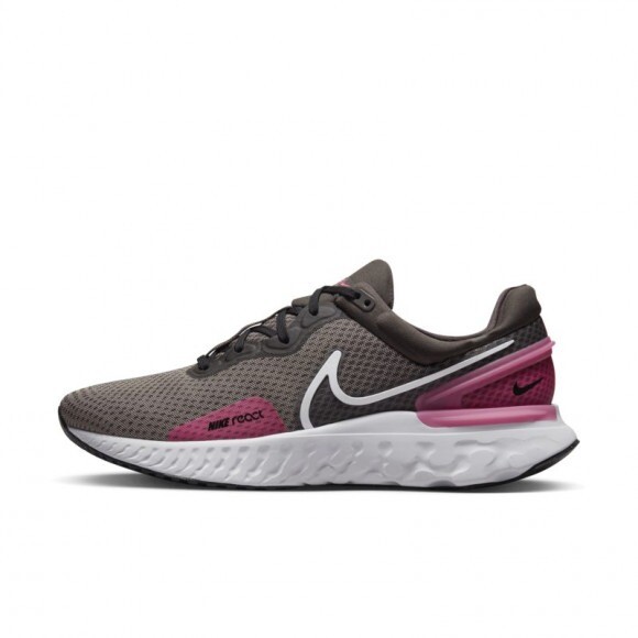 

Кроссовки Nike React Miler 3 Men's Road Running, белый/темно-серый/сиреневый