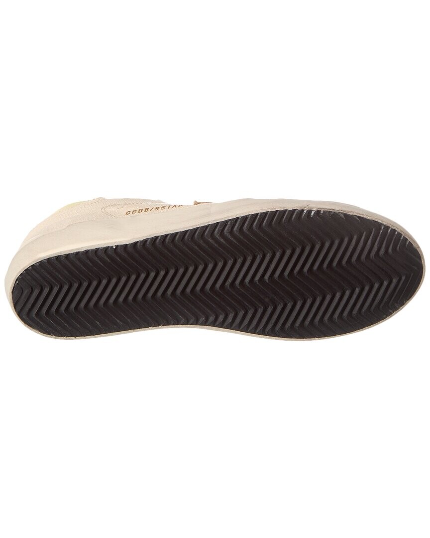 

Кроссовки Golden Goose Superstar из ткани и кожи, белый