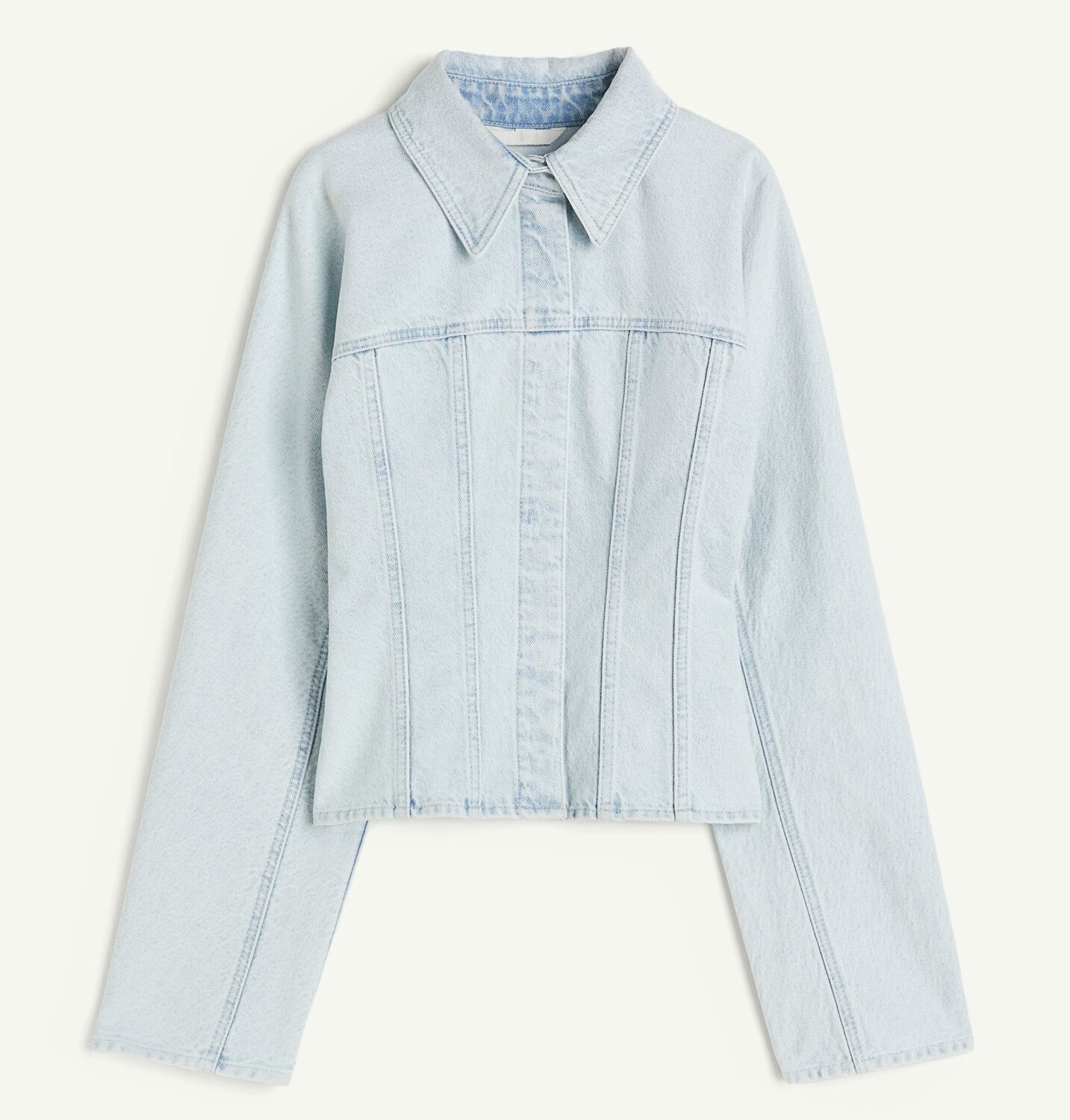 

Рубашка H&M Denim, голубой