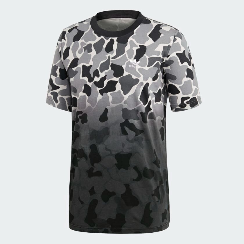 

Футболка Adidas Originals Camouflage Dip-dyed, серый/мультиколор
