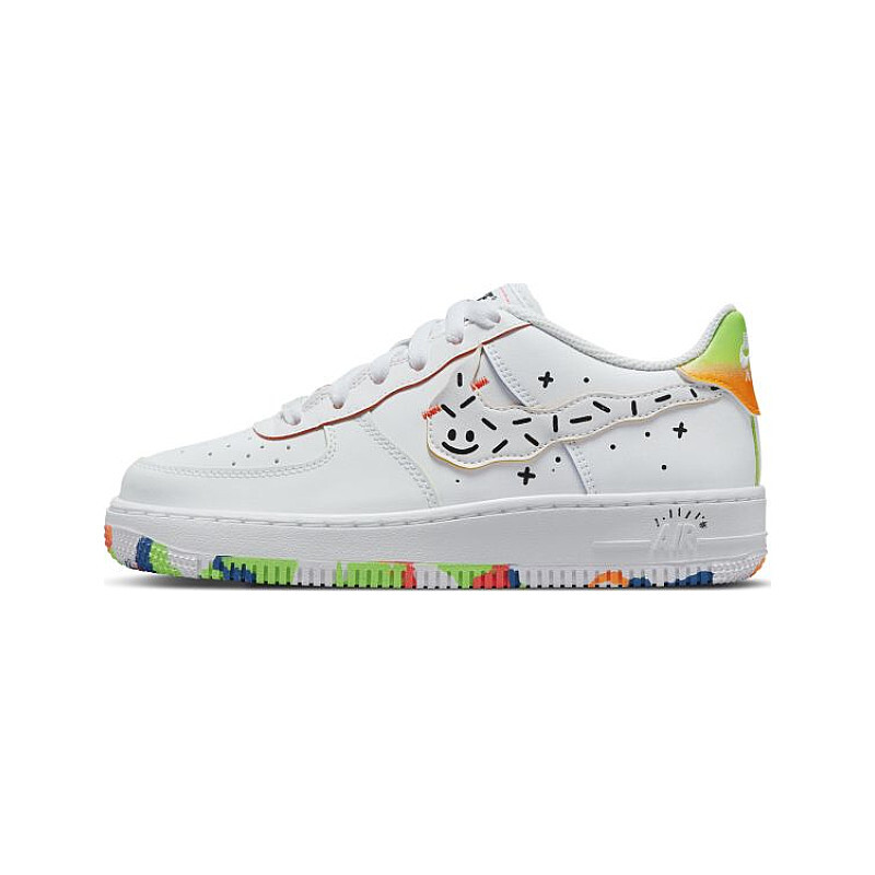 Кроссовки Nike Air Force 1 LV8, мультиколор/белый