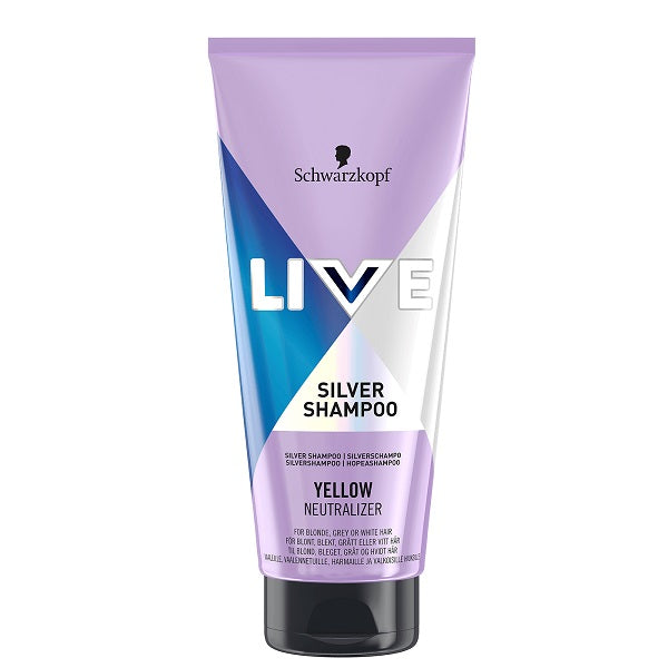 Schwarzkopf Шампунь для волос Live Silver Shampoo нейтрализующий желтый оттенок 200мл шампунь для волос live