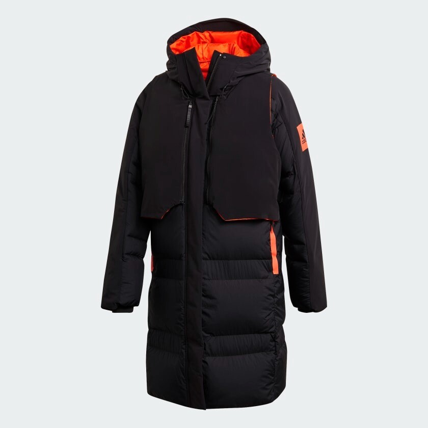 

Пуховик Adidas My Shelter Cold Ready, черный/оранжевый