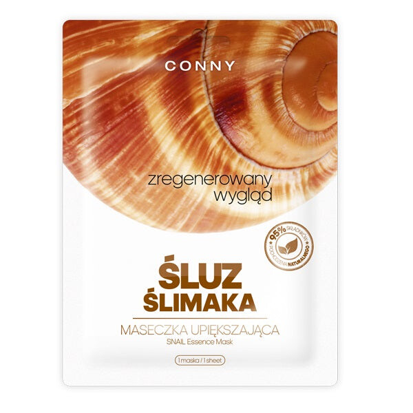 

Conny Snail Essence Mask укрепляющая маска в листе Slime Snail 23г