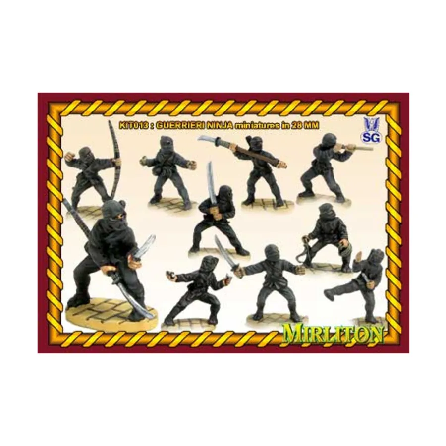 

Ниндзя-воины, Historical Miniatures - Diorama Kits (28mm) (Mirliton SG)