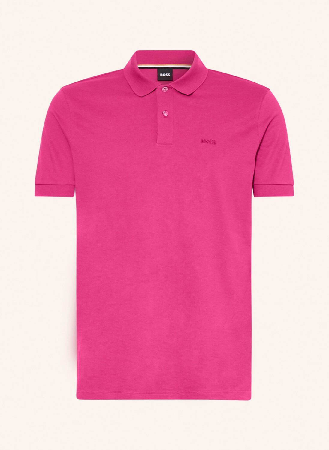 

Рубашка поло BOSS Piqué PALLAS Regular Fit, розовый