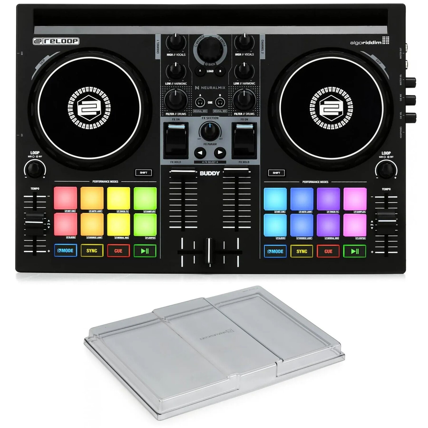 

2-канальный DJ-контроллер Reloop Buddy с Decksaver