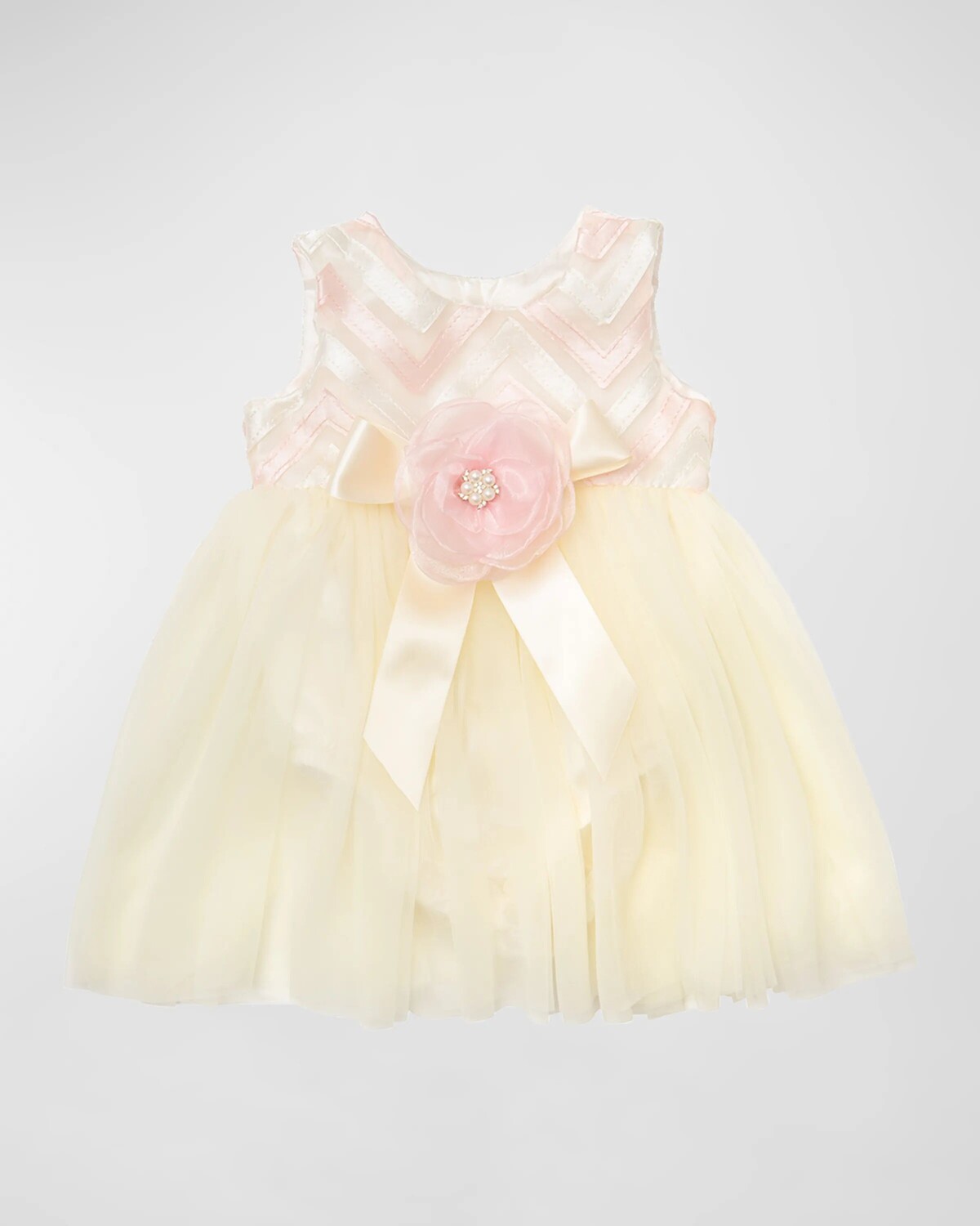 

Платье из подгузников Zoe's Magic Rosette Bow для девочек, размер 0–24 мес Haute Baby, цвет Yellow