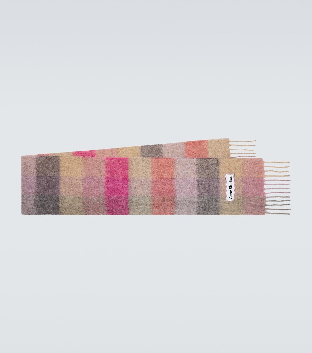 

Клетчатый шарф из смесовой шерсти Acne Studios, мультиколор
