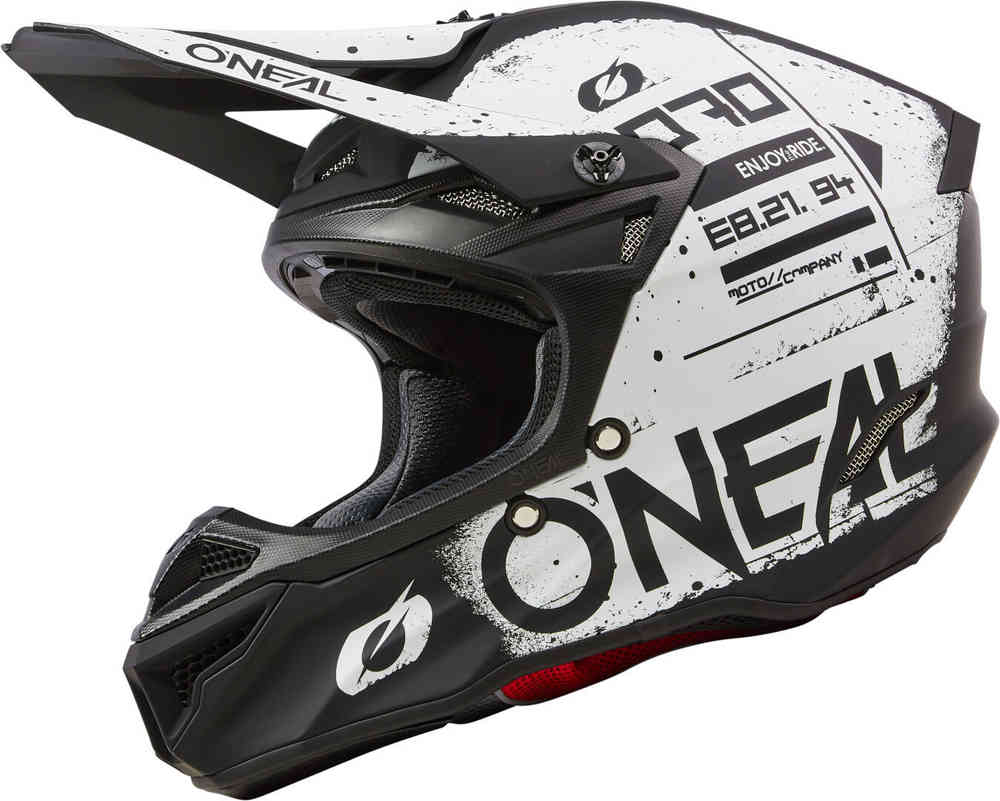 5SRS Scarz Шлем для мотокросса Oneal, черно-белый