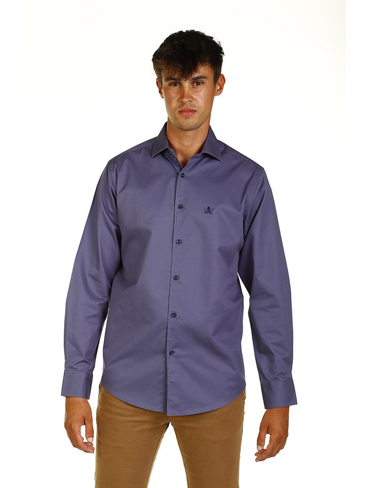 

Рубашка The Time of Bocha Gabardina Regular fit, серый